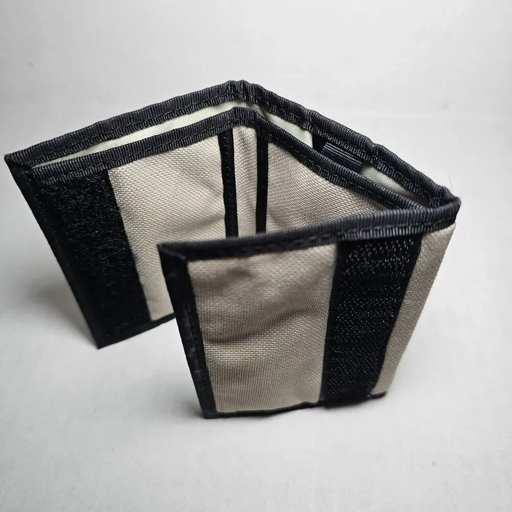 RARE John Deere Fabric Trifold Wallet with a Hook And Loop Closure